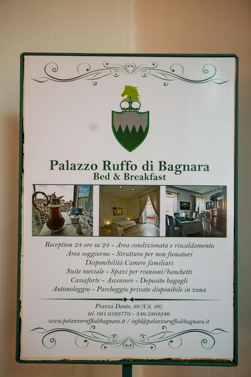 نابولي B&B Palazzo Ruffo Di Bagnara المظهر الخارجي الصورة